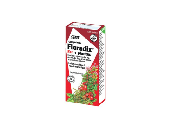Salus Floradix Fer + Plantes - 84 comprimés