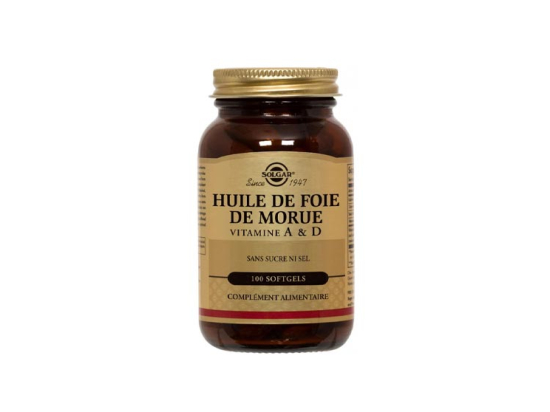 Solgar Huile de foie de morue - 100 softgels