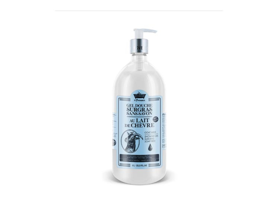 Les Petits bains de Provence  Gel Douche Surgras sans savon au Lait de Chèvre - 1L