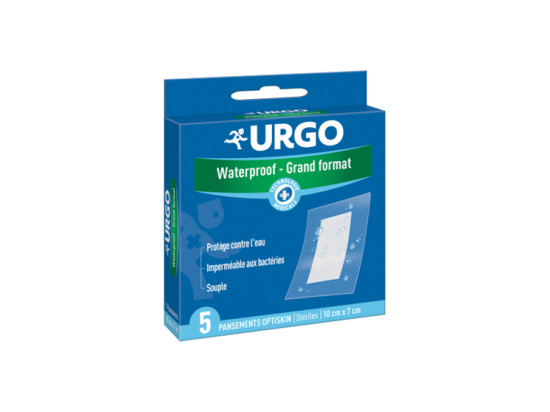 URGO Waterproof Grand format - 5 pansements optiskin