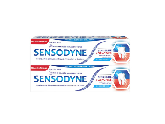 Lot 2 Dentifrices Sensibilité Gencives - 2x75ml