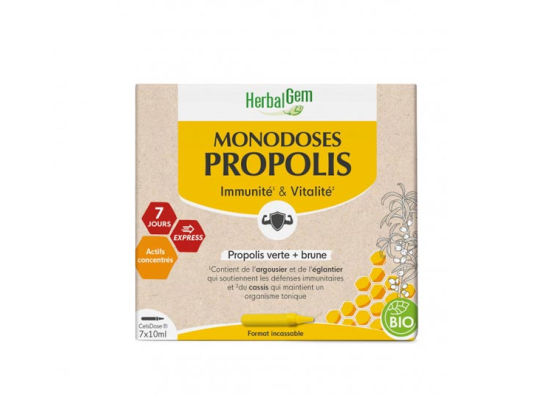 Herbalgem Propolis Monodoses BIO - 7 x 10 ml