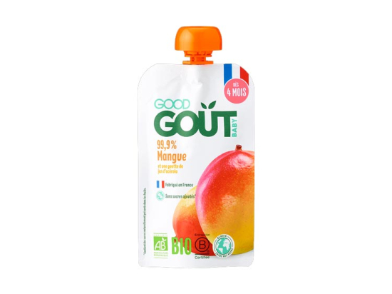 Good Gout baby Gourde Fruits Mangue BIO - 120g