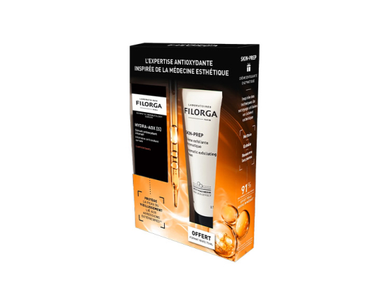 Coffret HYDRA-AOX Sérum + Crème exfoliante OFFERTE - 30+75ml