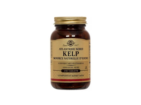 Solgar Kelp Iode - 250 comprimés