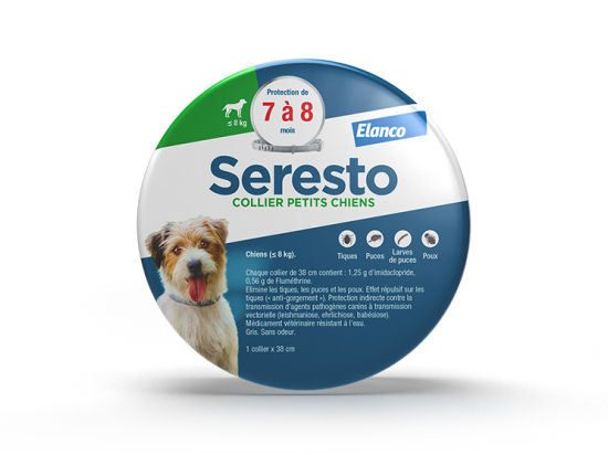 Chien - Collier Anti-Puces et Anti-Tiques pour Petits Chiens - Moins de 8kg