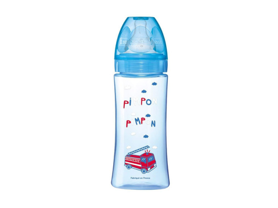 Dodie Biberon Initiation+ tétine ronde 3 vitesse - 330 ml