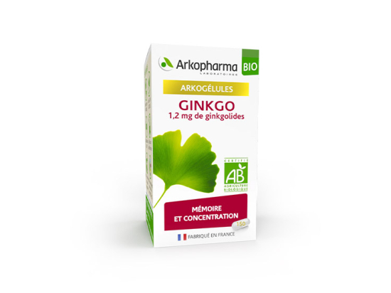Arkopharma Arkogélules Ginkgo BIO - 150 gélules