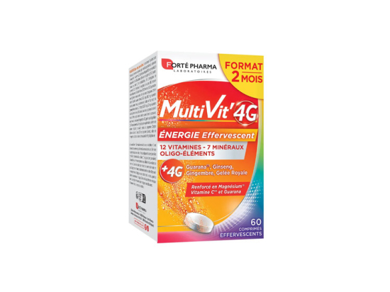Multivit' 4G Energie - 60 comprimés effervescents