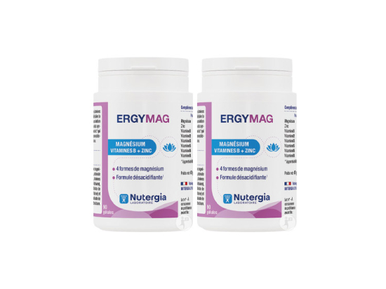 Ergymag Magnésium, Vitamines B + Zinc - 2x90 gélules