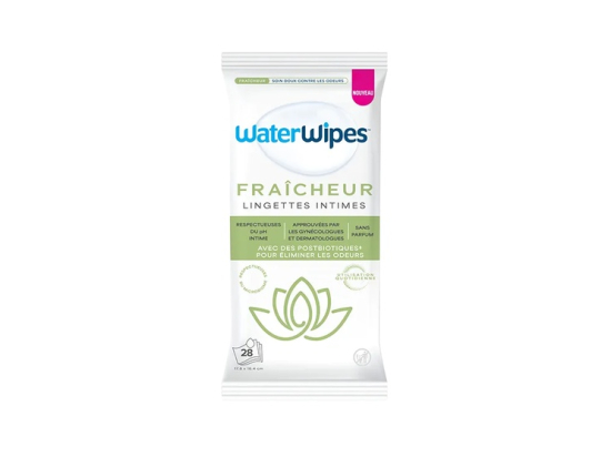 WaterWipes Intime Lingettes nettoyantes toilette intime fraîcheur - 28 unités