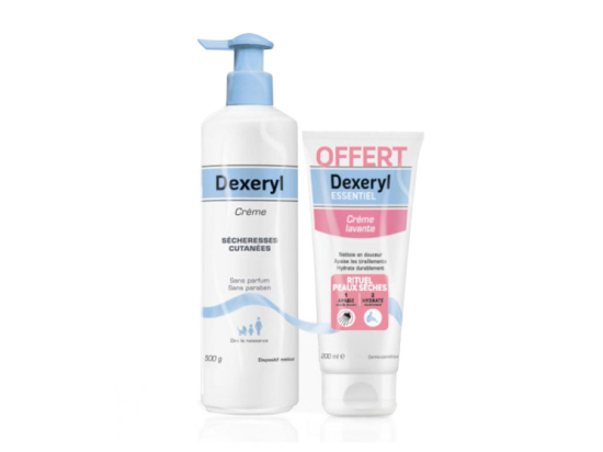 Dexeryl Hydratant crème - 500g + Crème Lavante  200ml OFFERTE