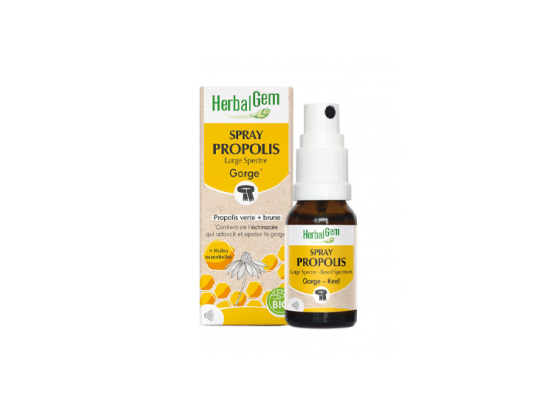 Herbalgem Propolis Large spectre Spray BIO - 15ml