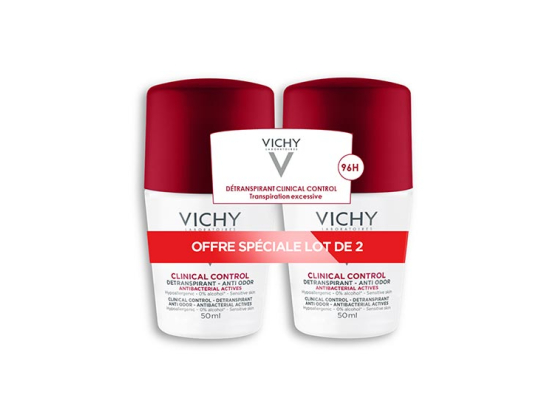 Vichy Déodorant Clinical Control 96 h - 2 x 50 ml