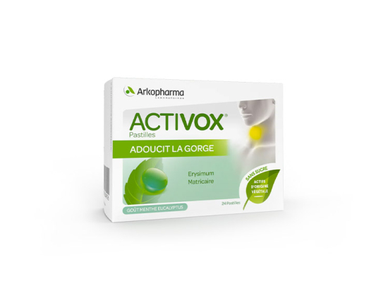 Arkopharma Activox Pastilles menthe eucalyptus - 24 pastilles
