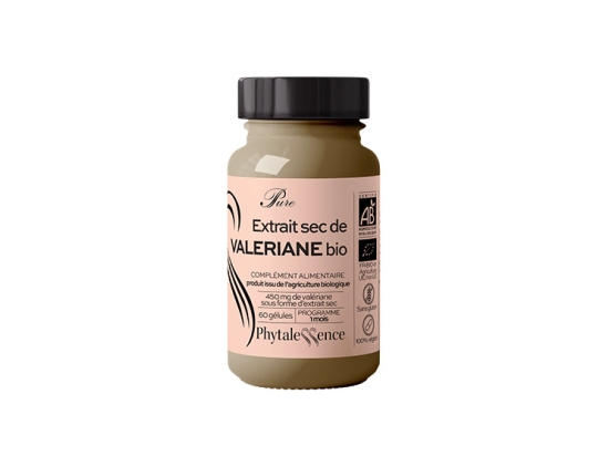 Phytalessence Pure Extrait sec de Valériane BIO - 60 gélules