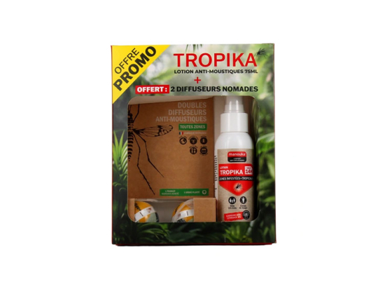 Spray Répulsif Tropika + 2 Diffuseurs OFFERT - 75ml