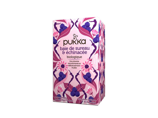 Pukka Infusion Immunité baie de sureau et echinacée BIO - 20 sachets
