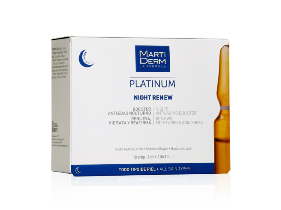 Martiderm Platinum night renew - 10 ampoules