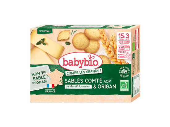 Sablés Comté AOP et Origan - 72g
