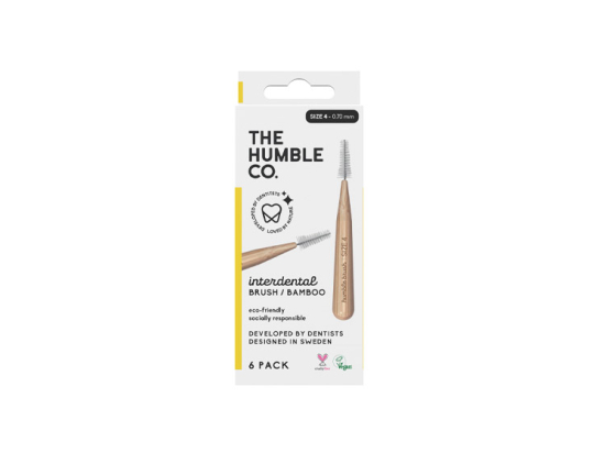 Brossettes interdentaires bambou 0.7mm - 6 brossettes