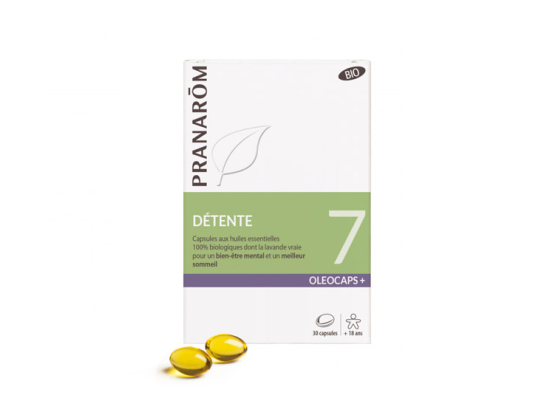 Pranarôm Oleocaps+ 7 Détente BIO - 30 capsules