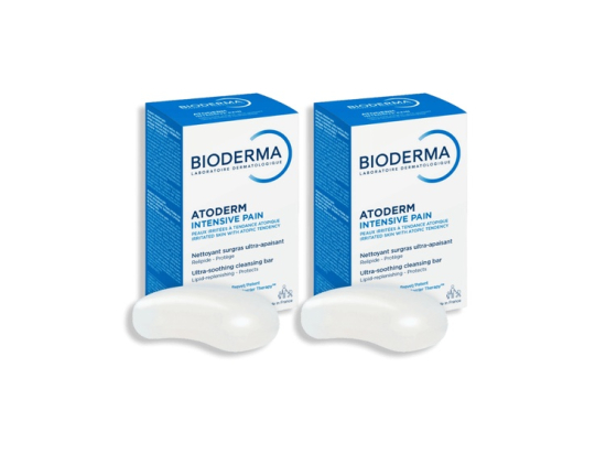 Bioderma Atoderm Intensive Pain surgras nettoyant peaux atopiques - 2x150g