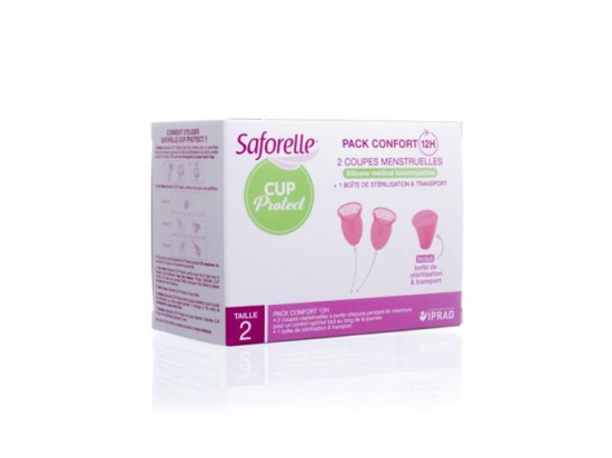 Saforelle Cup Protect Coupe menstruelle Taille 2 - 2 coupes