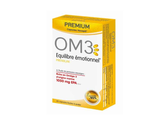 OM3 Equilibre Emotionnel Premium - 45 capsules