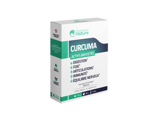 Prescription Nature Curcuma - 30 gélules