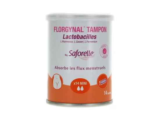 Florgynal Tampon Sans Applicateur Mini - 14 tampons