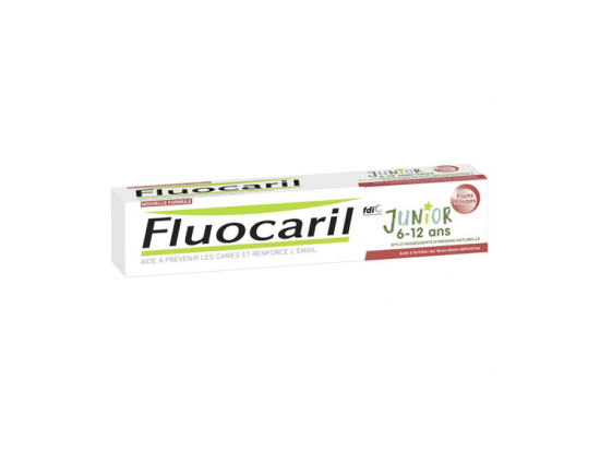 Fluocaril Dentifrice Junior Gel Fruits Rouges 145mg  - 75ml