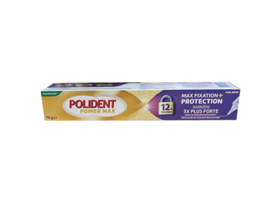 Polident Power max Fixation + Protection - 70g