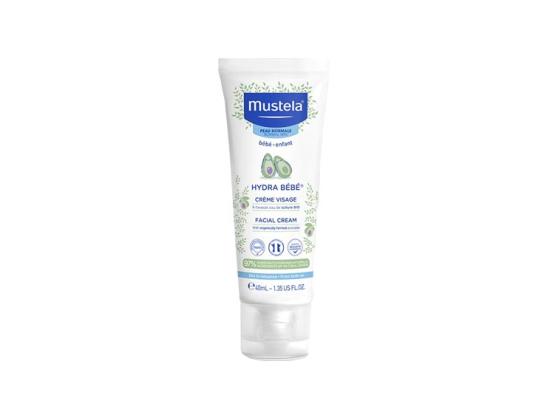 Mustela Crème Visage Hydra Bébé à l'avocat BIO - 40ml