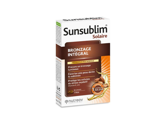 Nutreov Sunsublim bronzage intégral - 30  capsules