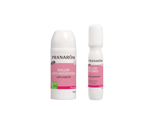 Pranarôm PranaBB Roller anti-moustique BIO 30ml +  Roller piqûres BIO - 15m