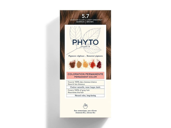 Phyto Phytocolor Kit de coloration permanente - 5.7 Châtain clair marron