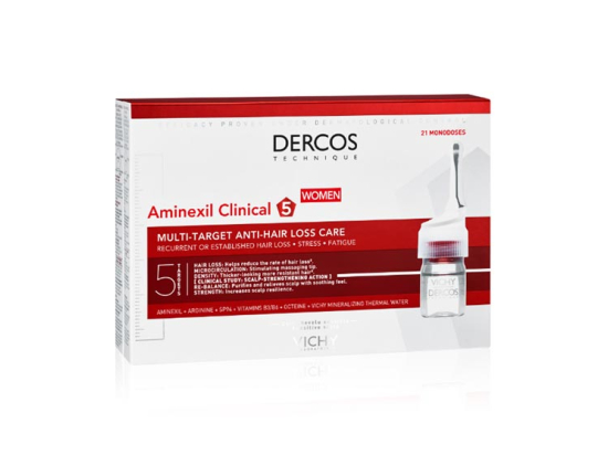 Vichy Dercos Technique Aminexil clinical 5 Femmes - 21x6ml