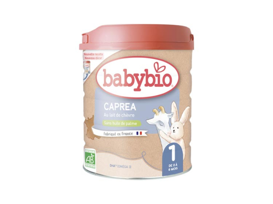 Babybio Caprea 1 Lait 1er âge au lait de chèvre BIO - 900g