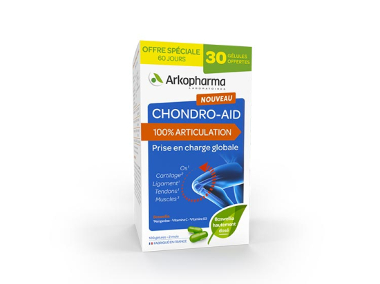 Chondro-Aid 100% Articulation - 90 gélules + 30 offertes