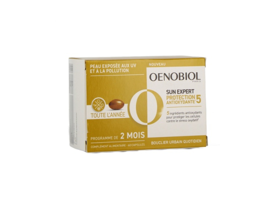 Oenobiol Sun Expert Protection antioxydante peau et cellules - 60 capsules