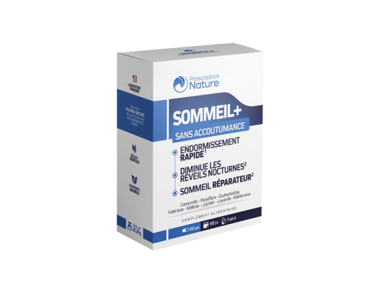 Prescription Nature Sommeil+ - 60 gélules