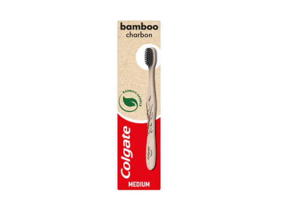 Colgate Brosse à dent Bambou Charbon - Médium
