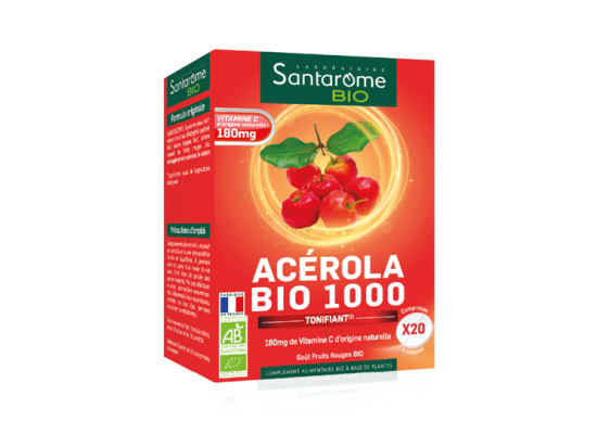 Santarome Acérola 1000 BIO - 20 comprimés