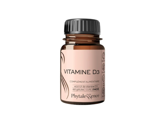 Phytalessence Vitamine D3 - 60 gélules
