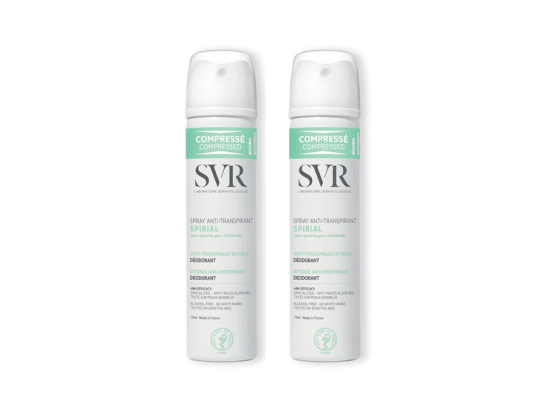 SVR Spirial Spray Anti-transpirant - 2x75ml