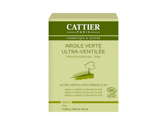 Cattier Argile verte ultra-ventilée - 250g
