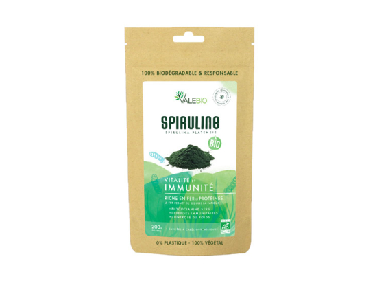 Valebio Spiruline en poudre  BIO - 200g