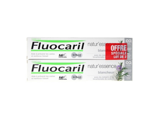 Natur'Essence Bi-Fluoré Dentifrice Blancheur - 2x75ml