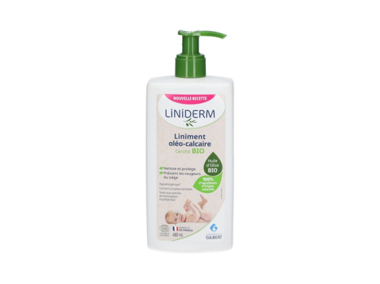 Neutraderm Gilbert LiNiDERM Liniment oléo-calcaire bio bébé - 480ml